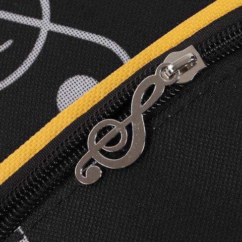 Ukulele Case, 21in Ukulele Padded Gig Bag Oxford Cloth Waterproof Storage with Exterior Front Zipped Pocket Music Accordion Accessory Instrument Single Shoulder Backpack Adjustable Straps for Outdoor in Saudi Arabia