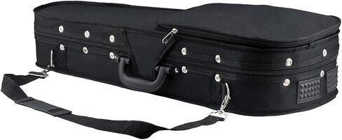 حافظة Knox Gear Baritone Ukulele - متينة ومقاومة للماء ومبطنة وحافظة واقية بمقبض وحزام كتف قابل للتعديل وحقيبة تخزين (أسود) in Kuwait