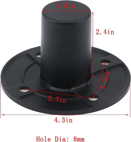 2pcs Speaker Stand-Mount 4.2"x3.1" Speaker Cabinets Pole Mounts Speaker Repair Replacement Parts Accessory in Saudi Arabia