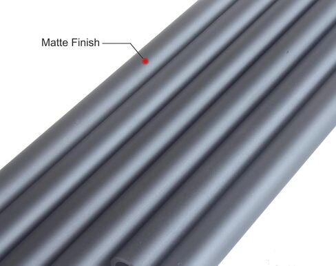 2mm Thickness Carbon Fiber Tube 15mm(OD) 15mmx11mmx200mm,300/400mm Available,3K roll Wrapped Black Matte Surface (2 pcs) in Saudi Arabia