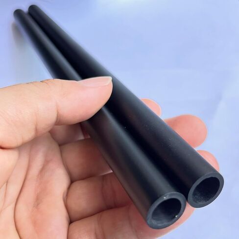2mm Thickness Carbon Fiber Tube 15mm(OD) 15mmx11mmx200mm,300/400mm Available,3K roll Wrapped Black Matte Surface (2 pcs) in Saudi Arabia