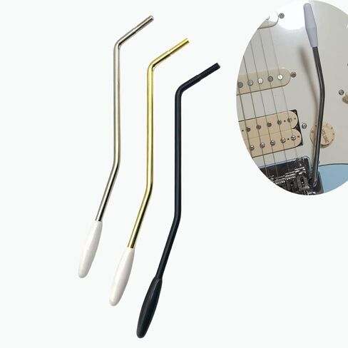 3 Pack 6mm/0.23in Thread Whammy Bar Vibrato Arm Set for Strat Style Electric Guitar Tremolo System - Single Tremolo Arm with Tip, 3 Colors in Saudi Arabia
