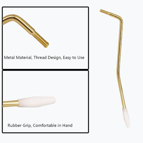 3 Pack 6mm/0.23in Thread Whammy Bar Vibrato Arm Set for Strat Style Electric Guitar Tremolo System - Single Tremolo Arm with Tip, 3 Colors in Saudi Arabia