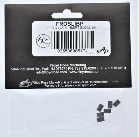 FLOYD ROSE STRING LOCK INSERT BLOCK BLACK (SET OF 6) in Kuwait