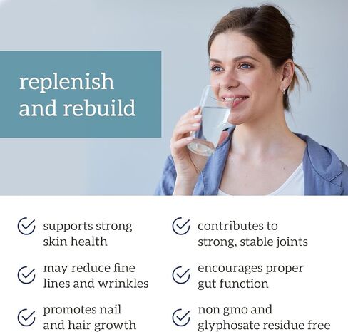 Organifi Collagen Powder - Fuller Hair, Stronger Nails, and Radiant Skin - Replenish and Rebuild Your Body - Gluten-Free, Dairy-Free, and Soy-Free Hydrolyzed Multi Collagen Peptides, 30 Servings in Saudi Arabia