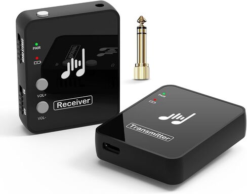 WP10 Wireless in Ear Monitor System, 2.4G Stereo Wireless IEM System with Transmitter Beltpack Receiver Automatic Pairing, Ideal for Studio, Band Rehearsal, Live Performance in Saudi Arabia