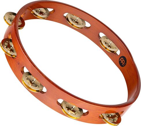 الدف الخشبي التقليدي من Meinl Percussion مع جينجلز من النحاس الصلب، صف واحد - غير مصنوع في الصين - لجميع الموسيقيين، ضمان لمدة عامين (TA1B-AB) in Saudi Arabia