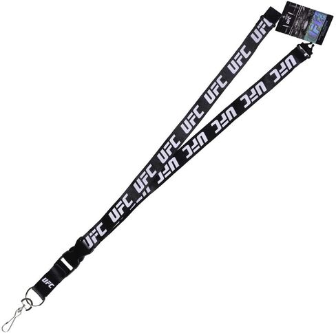 UFC للجنسين Ufc Lanyard Logo Blackout C، أسود… in Saudi Arabia