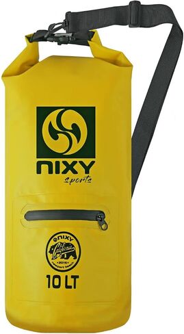 NIXY Waterproof Dry Bag 10L Roll Top - Lightweight and Durable for Paddleboarding, Kayaking, Hiking, Camping, Boating, Beach, Swimming, Sailing, and More - Protect Your Valuables and Exploration in Saudi Arabia