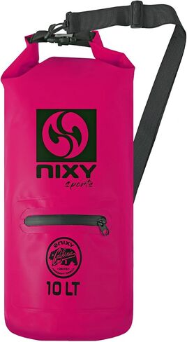 NIXY Waterproof Dry Bag 10L Roll Top - Lightweight and Durable for Paddleboarding, Kayaking, Hiking, Camping, Boating, Beach, Swimming, Sailing, and More - Protect Your Valuables and Exploration in Saudi Arabia