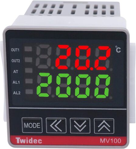 Twidec/MV100-B10 Digital Display PID Temperature Controllers Thermostat Regulator AC 85V - 265V MY-104+ K Sensor Thermocouple + Heat Sink and Solid State Relay SSR 40 DA in Saudi Arabia