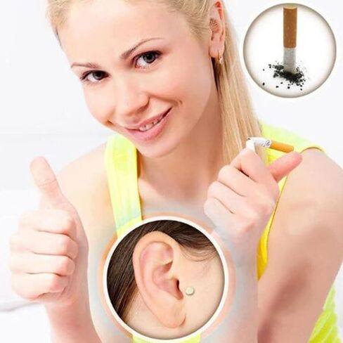 Beavorty Magnetic Quit Stop Magnet Magnetic Ear Auricular Loss Weight Acupressure for Women Men 10 Pairs in Saudi Arabia