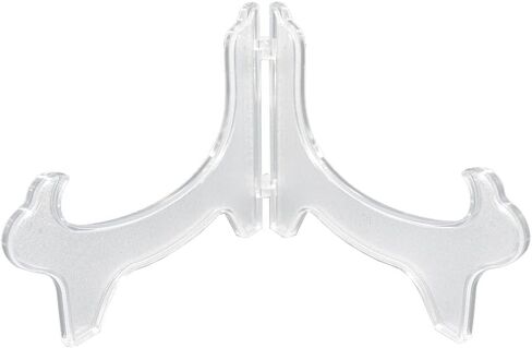 Artliving 7x9 inch Display Stand Easel Bowl Stands for Display Super Large Deep Bowls, Platters and Deep Dishes Clear in Saudi Arabia