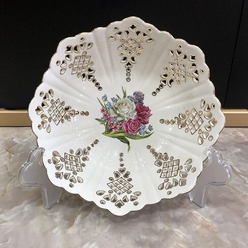 Artliving 7x9 inch Display Stand Easel Bowl Stands for Display Super Large Deep Bowls, Platters and Deep Dishes Clear in Saudi Arabia