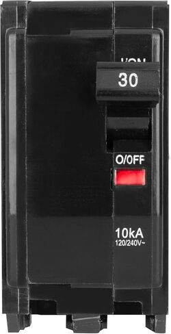 Q0230CP Q0 30 Amp 2 Pole Breaker، متوافق مع Square D Q0 Double Pole 30 Amp Breaker، 120/240V 10kA، تركيب إضافي، مع مؤشر الرحلة المرئي in Kuwait
