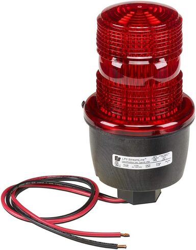 ضوء تحذير إشارة فيدرالية منخفضة المستوى، LED، أحمر، 120 فولت تيار متردد، LP3PL-120R in Kuwait