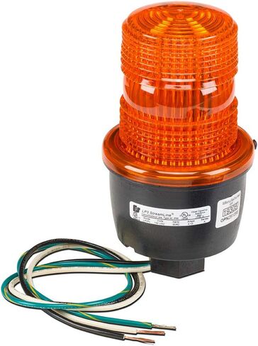 ضوء تحذير إشارة فيدرالية منخفضة المستوى، LED، أحمر، 120 فولت تيار متردد، LP3PL-120R in Kuwait