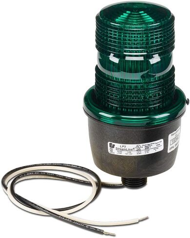 ضوء تحذير إشارة فيدرالية منخفضة المستوى، LED، أحمر، 120 فولت تيار متردد، LP3PL-120R in Kuwait
