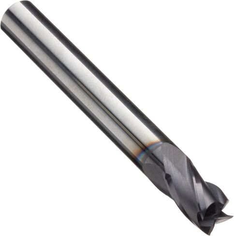 Niagara Cutter N46428 Carbide Square Nose End Mill, Metric, AlTiN Finish, Roughing and Finishing Cut, 30 Degree Helix, 4 Flutes, 51mm Overall Length, 5mm Cutting Diameter, 6.000mm Shank Diameter in Saudi Arabia