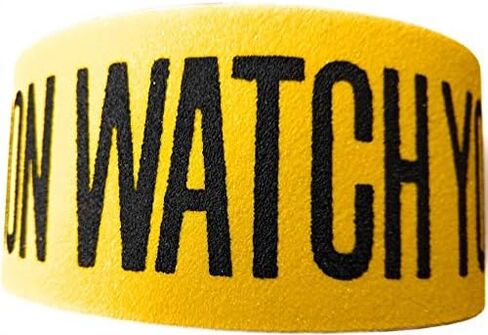 تحذير شاهد خطوتك، درجة ممتازة 60 حبيبة مضادة للانزلاق، داخلي/خارجي، يتصل بشكل فعال بالمخاطر، أصفر/أسود، 3 بوصة × 60 قدم، SG8903PT in Kuwait