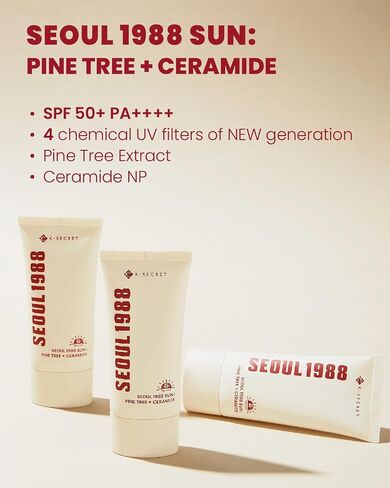 KSECRET SEOUL 1988 Sun : Pine Tree + Ceramide, 50ml / 1.69fl.oz in Saudi Arabia