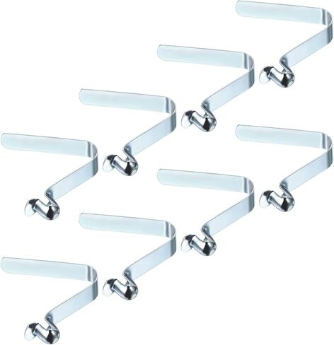 PATIKIL 9.5x8mm Kayak Paddle Snaps, 5 Pack Pole Push Button Spring Clips Steel Hollow Button Locking Tube Single Pin for Camping Awning Tent, Blue in Saudi Arabia