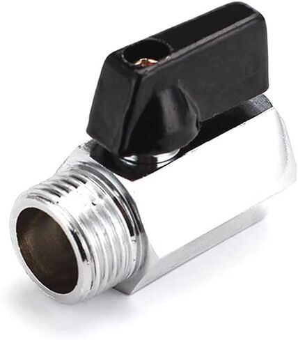 Brass Mini Ball Valve NPT Female x Male Shut-Off Valve (3/8" NPT) in Saudi Arabia