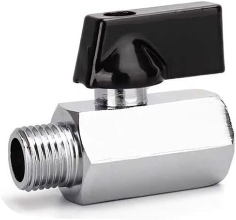 Brass Mini Ball Valve NPT Female x Male Shut-Off Valve (3/8" NPT) in Saudi Arabia