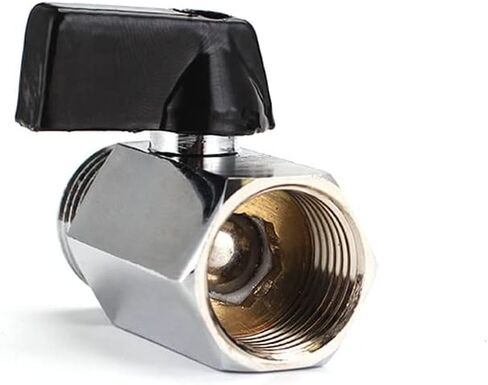Brass Mini Ball Valve NPT Female x Male Shut-Off Valve (3/8" NPT) in Saudi Arabia