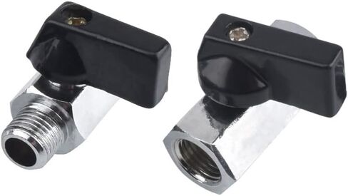 Brass Mini Ball Valve NPT Female x Male Shut-Off Valve (3/8" NPT) in Saudi Arabia