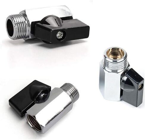 Brass Mini Ball Valve NPT Female x Male Shut-Off Valve (3/8" NPT) in Saudi Arabia