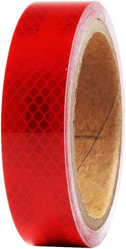 Reflective Tape 1 inch Wide 15 FT Long High Intensity Red Trailer Reflector Safety Conspicuity Tape for Vehicles Trucks Bikes Cargos Helmets in Saudi Arabia