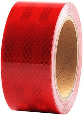Reflective Tape 1 inch Wide 15 FT Long High Intensity Red Trailer Reflector Safety Conspicuity Tape for Vehicles Trucks Bikes Cargos Helmets in Saudi Arabia