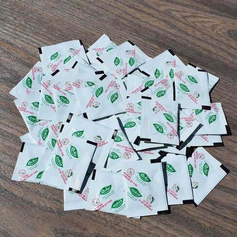 100 CC [500 Packets] Premium Oxygen Absorbers for Food Storage, Oxygen Scavengers Packets(2 Bag of 250 Packets) - ISO 9001 Certified Facility Manufactured in Saudi Arabia
