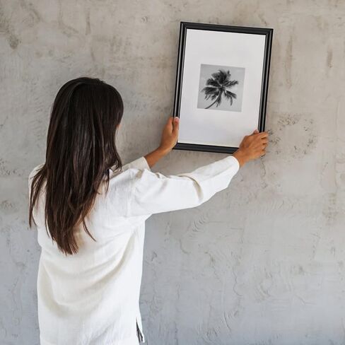 A2 Poster Frame Size (16.5 x 23.4), Black 1 Inch Aluminum Profile, Front-Loading Snap Frame, Wall Mounting, Professional Series in Saudi Arabia