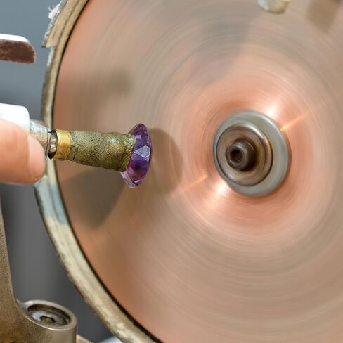 Diamond Flat Lap Disc Set 8" x 1/2" Arbor 320/600/800/1200/3000 Grit Abrasive Wheel Lapping for Grinding Sanding Ceramics, Glass, Stones in Saudi Arabia