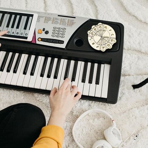 Wooden Melody Tool, 4.8 Inch Wooden Chord Wheel Circle of Fifths Wheel Round Melody Chord Tool Wooden Musical Educational Tool for Piano Violin Guitar Bass in Saudi Arabia