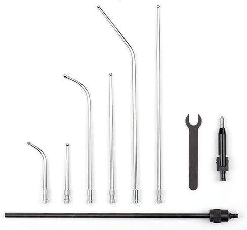 مجموعة مؤشرات محورية، مجموعة مؤشرات مركزية محورية 0-0.15 بوصة/0.0005 بوصة، مؤشر رقمي مزود بمستشعرات مستقيمة ومنحنية وحقيبة تخزين، قرص اختبار مركزي لآلة الطحن in Kuwait