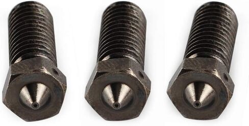 Hardened Steel Volcn Nozzles 0.4mm for 3D Volano Hotend for 3D Printing High Temperature PEI PEEK Carbon Fiber Filament 1.75mm in Kuwait