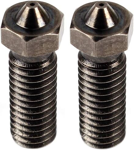 Hardened Steel Volcn Nozzles 0.4mm for 3D Volano Hotend for 3D Printing High Temperature PEI PEEK Carbon Fiber Filament 1.75mm in Kuwait