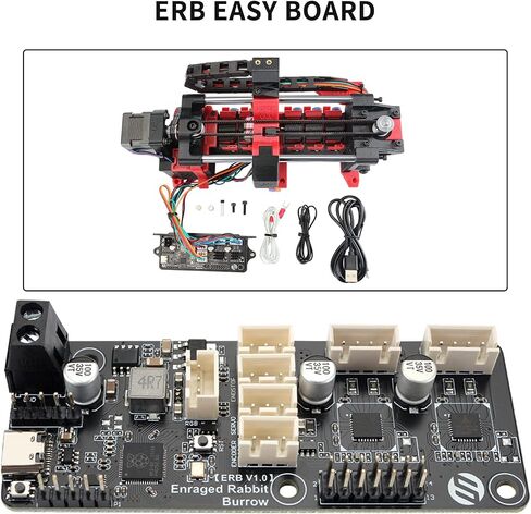 FYSETC Vorn 2.4 Upgrade Extruder System ERCF(EnragedRabbit Carrot Feeder) Support Multimaterial Switch No Printed Part with Self-Produced ERB Module(ERP2040) Compatible Vorn 3D Printers-6 Channels in Saudi Arabia
