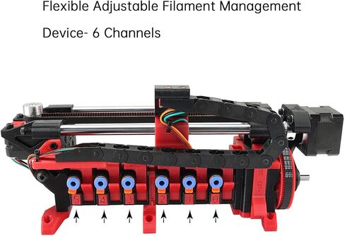 FYSETC Vorn 2.4 Upgrade Extruder System ERCF(EnragedRabbit Carrot Feeder) Support Multimaterial Switch No Printed Part with Self-Produced ERB Module(ERP2040) Compatible Vorn 3D Printers-6 Channels in Saudi Arabia