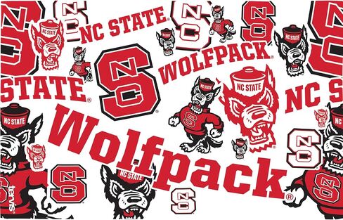 Tervis Made in USA Double Walled North Carolina State Wolfpack Insulated Tumbler Cup Keeps Drinks Cold & Hot, 16oz, All Over in Saudi Arabia
