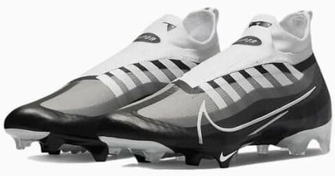 Nike Mens Vapor Edge Elite 360 Flyknit Football Cleats Ao8276 (Black/White-Dark Smoke Grey, us_Footwear_Size_System, Adult, Men, Numeric, Medium, Numeric_12) in Saudi Arabia
