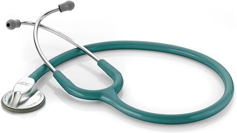 ADC 612BK Adscope Lite Model 612 Lightweight Platinum Clinician Stethoscope with Tunable AFD Technology, 30.5" Length, Black in Saudi Arabia