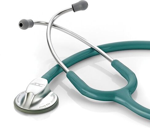 ADC 612BK Adscope Lite Model 612 Lightweight Platinum Clinician Stethoscope with Tunable AFD Technology, 30.5" Length, Black in Saudi Arabia