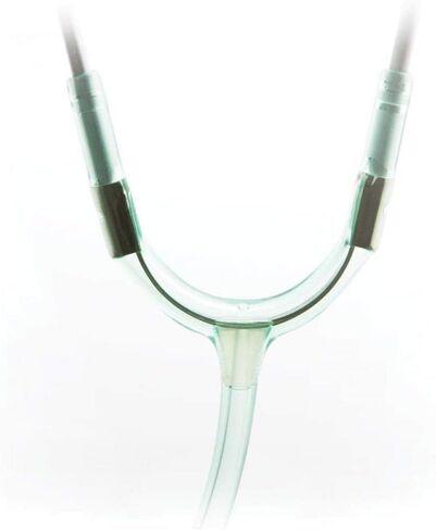 ADC 612BK Adscope Lite Model 612 Lightweight Platinum Clinician Stethoscope with Tunable AFD Technology, 30.5" Length, Black in Saudi Arabia