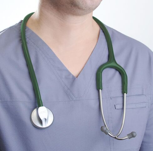ADC 612BK Adscope Lite Model 612 Lightweight Platinum Clinician Stethoscope with Tunable AFD Technology, 30.5" Length, Black in Saudi Arabia