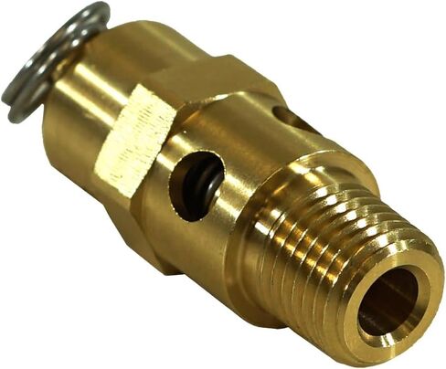 كينغستون 1/4 "NPT صمام تخفيف الضغط الصناعي ذو المقعد الناعم من النحاس، صنع في الولايات المتحدة الأمريكية. (20 رطل لكل بوصة مربعة / 27 SCFM) in Kuwait