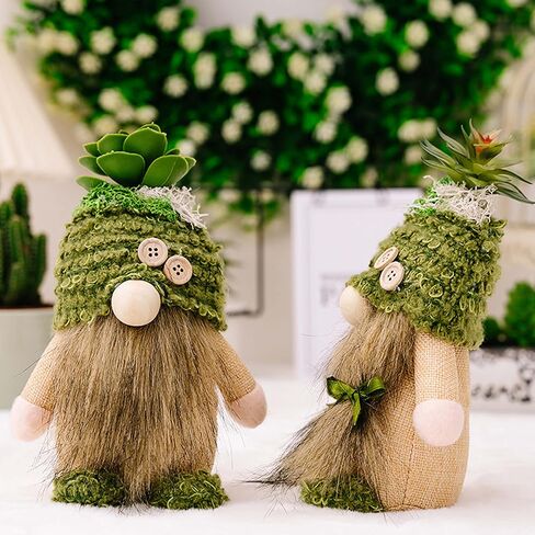 قطعتان من قطيفة التماثيل النضرة، ديكورات التماثيل الصيفية للمنزل، ديكور صينية متدرجة للمطبخ، هدايا التماثيل المحشوة لعيد الحب للنساء، زخارف يدوية الصنع ديكورات منزلية سويدية in Kuwait